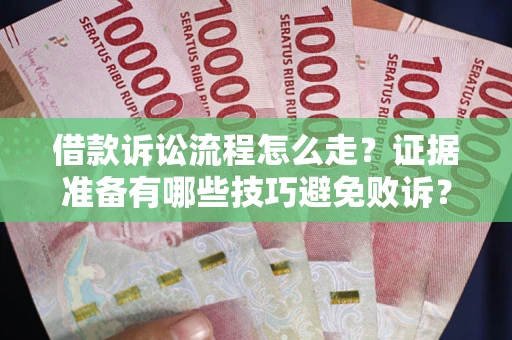 武汉借款诉讼流程怎么走？证据准备有哪些技巧避免败诉？