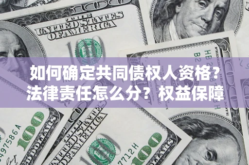 武汉如何确定共同债权人资格？法律责任怎么分？权益保障技巧揭秘！