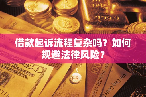 武汉借款起诉流程复杂吗？如何规避法律风险？
