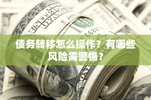 武汉债务转移怎么操作？有哪些风险需警惕？
