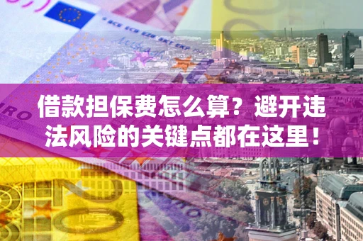 武汉借款担保费怎么算？避开违法风险的关键点都在这里！