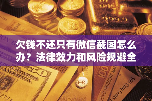 武汉欠钱不还只有微信截图怎么办？法律效力和风险规避全解析