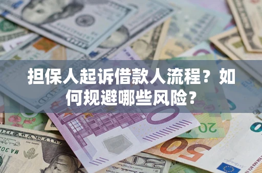 武汉担保人起诉借款人流程？如何规避哪些风险？