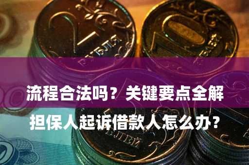 武汉

担保人起诉借款人怎么办？流程合法吗？关键要点全解析
