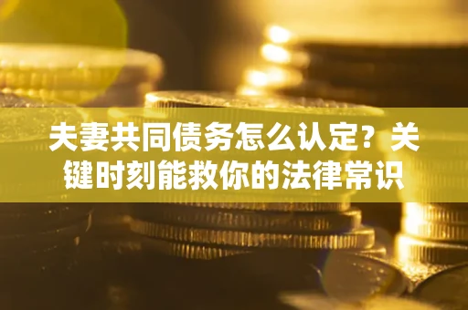 武汉夫妻共同债务怎么认定？关键时刻能救你的法律常识