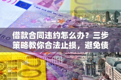 武汉借款合同违约怎么办？三步策略教你合法止损，避免债务危机升级