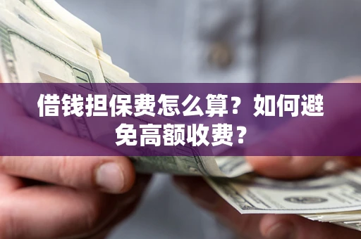 武汉借钱担保费怎么算？如何避免高额收费？