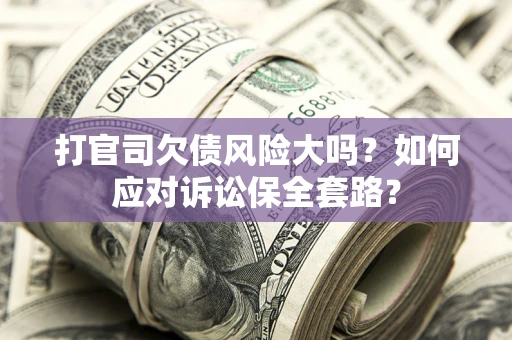 武汉打官司欠债风险大吗？如何应对诉讼保全套路？