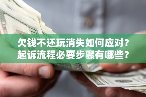 武汉欠钱不还玩消失如何应对？起诉流程必要步骤有哪些？