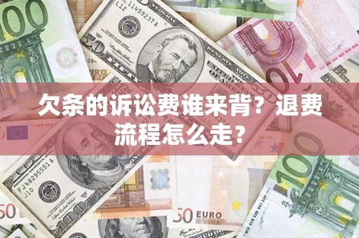 武汉欠条的诉讼费谁来背？退费流程怎么走？